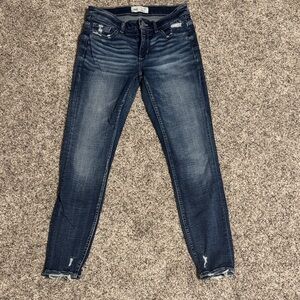 BKE Payton dark blue skinny jeans